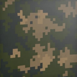 Digital-沙漠林地